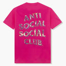 Anti Social Social Club Layer Lock T-Shirt Hot Pink