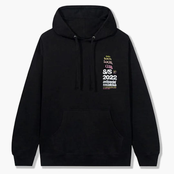 Proti sociální sociální klub Link in Bio Hoodie Black