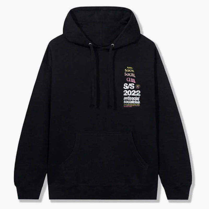 Proti sociální sociální klub Link in Bio Hoodie Black