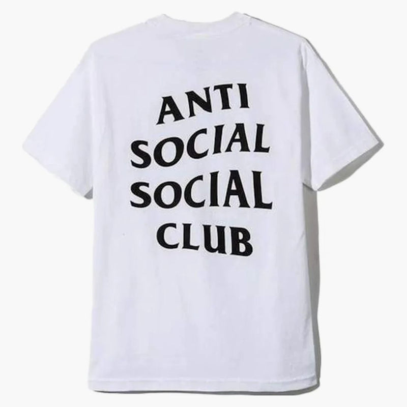 Anti sociální sociální klub logo Tee bílé