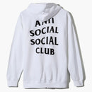 Anti Social Social Club Masochism Zip up Hoodie White