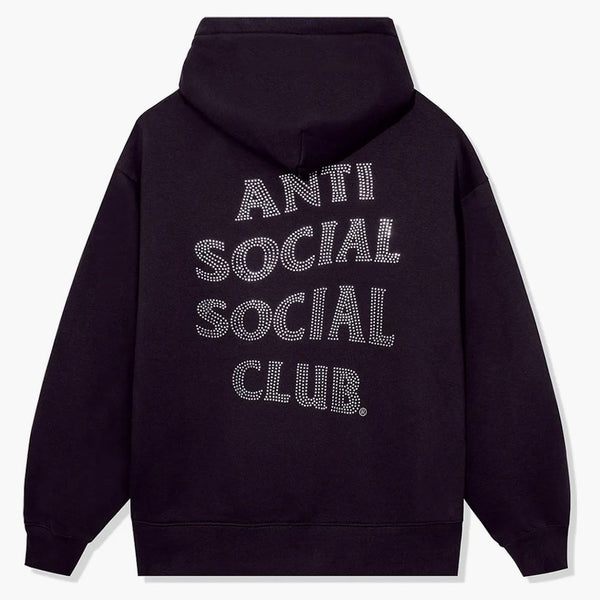 Anti Social Social Club Mind Game Nailhead Premium tungvikt Hoodie Plum