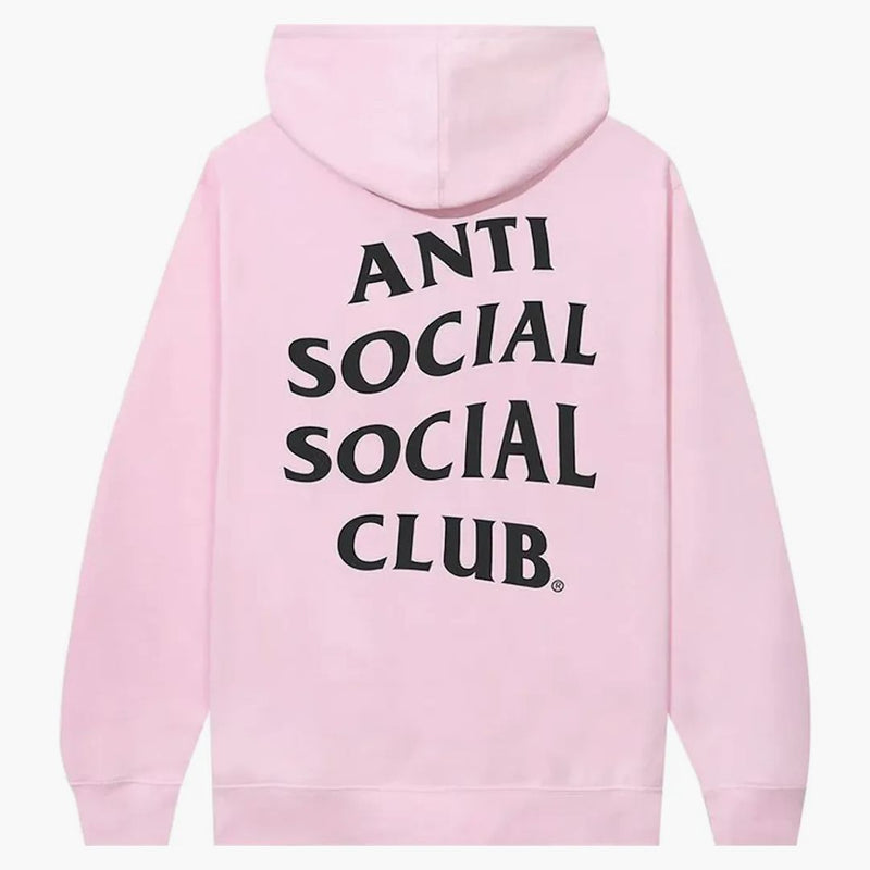 Anti Social Social Club Mind Games hoodie svart/rosa