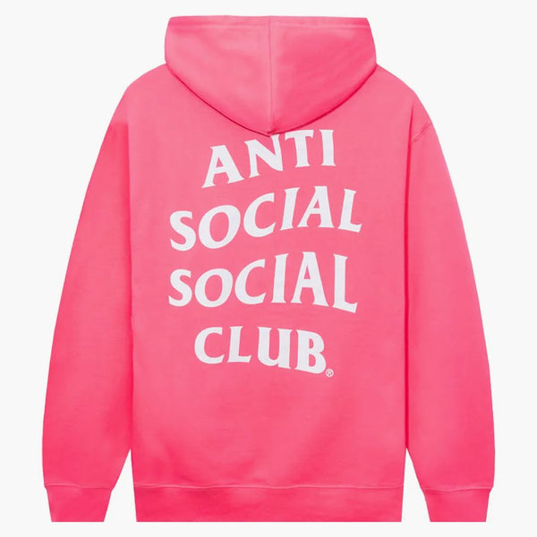 Anti social social club mind games hoodie rosa rosa