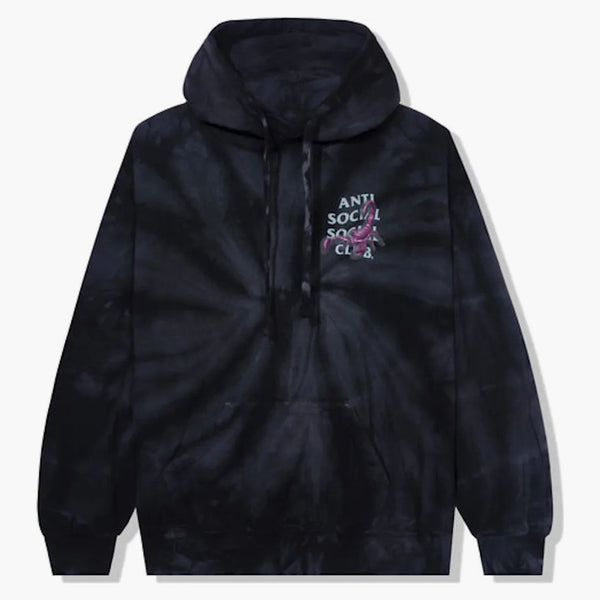 Anti Social Social Club Moodsting Hoodie Black Tie Dye