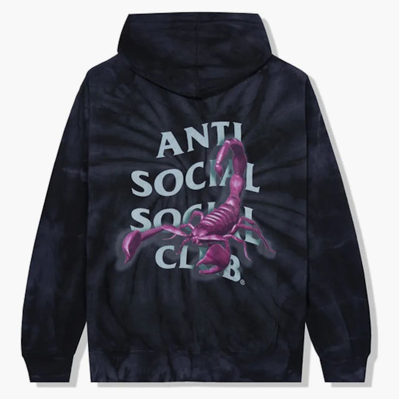 Anti Social Social Club MoodSting Hoodie Black Tie Dye