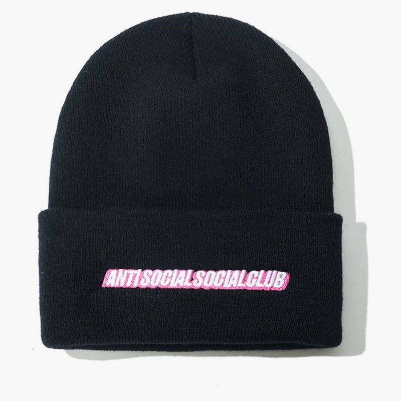 Anti Social Social Club Mr. Bean Knit Cap (fw19) Black