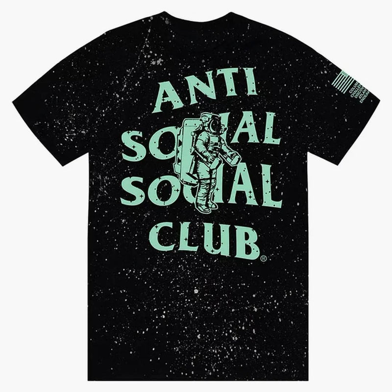 Anti Social Social Club NASA Nebula Glow in the Dark Tea Black