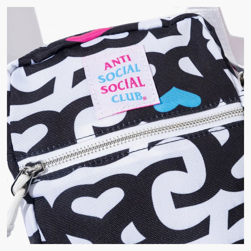 Anti Social Social Club Negativní kosmický boční taška bílá