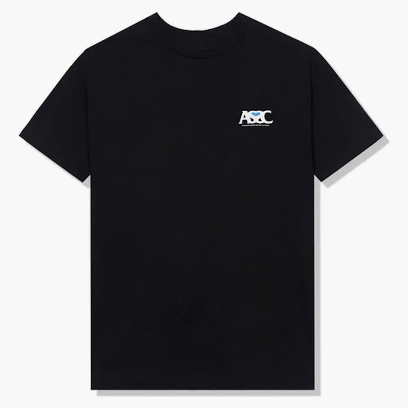 Anti social social club negative space t-shirt black