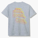 Anti Social Social Club neonljus och mycket regn T-shirt Heather Grey