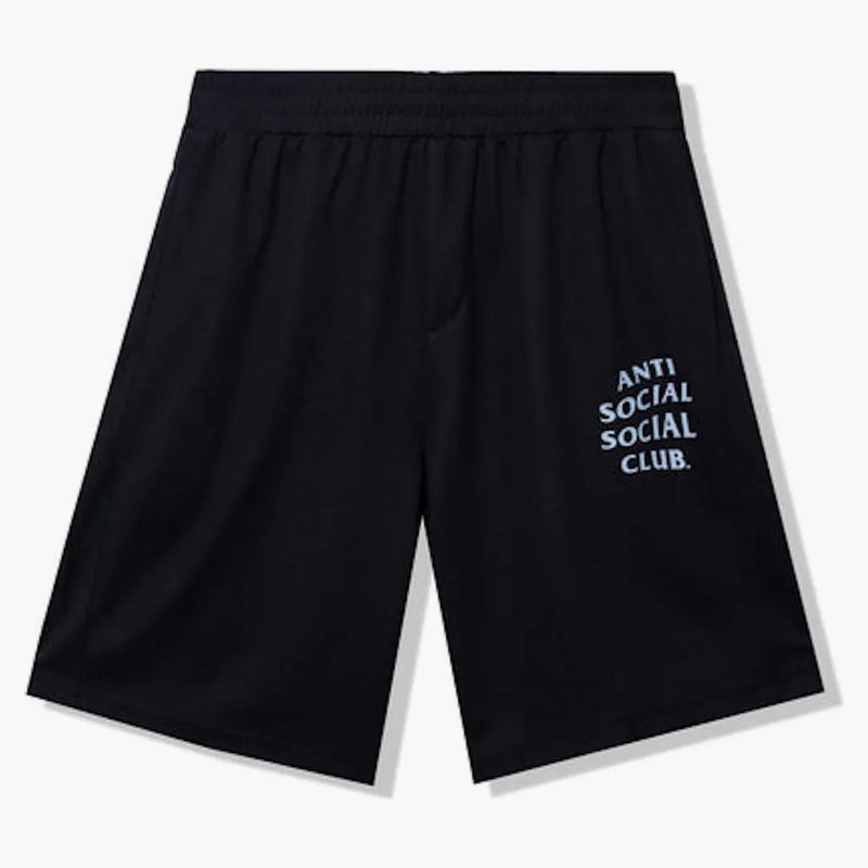 Anti Social Social Club nikdy neudělal týmové síťové šortky černé