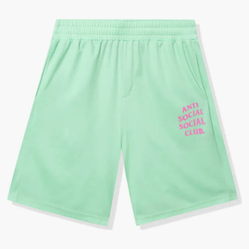 Anti Social Social Club gjorde aldrig teamet Mesh Shorts Mint