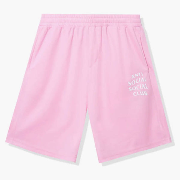 Anti Social Social Club gjorde aldrig lagnätet shorts rosa