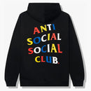 Anti social social club no hop for us hoodie black