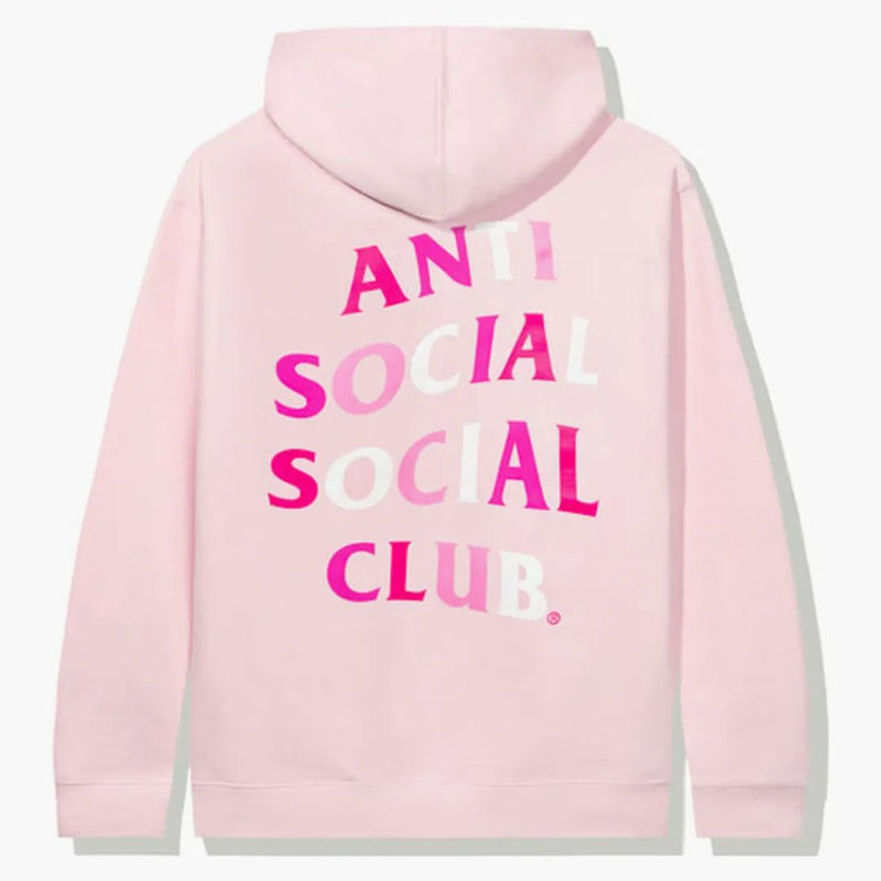 Club sociale anti -social senza hop per noi con cappuccio rosa