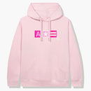 Anti social social klubb inget hopp för oss hoodie rosa