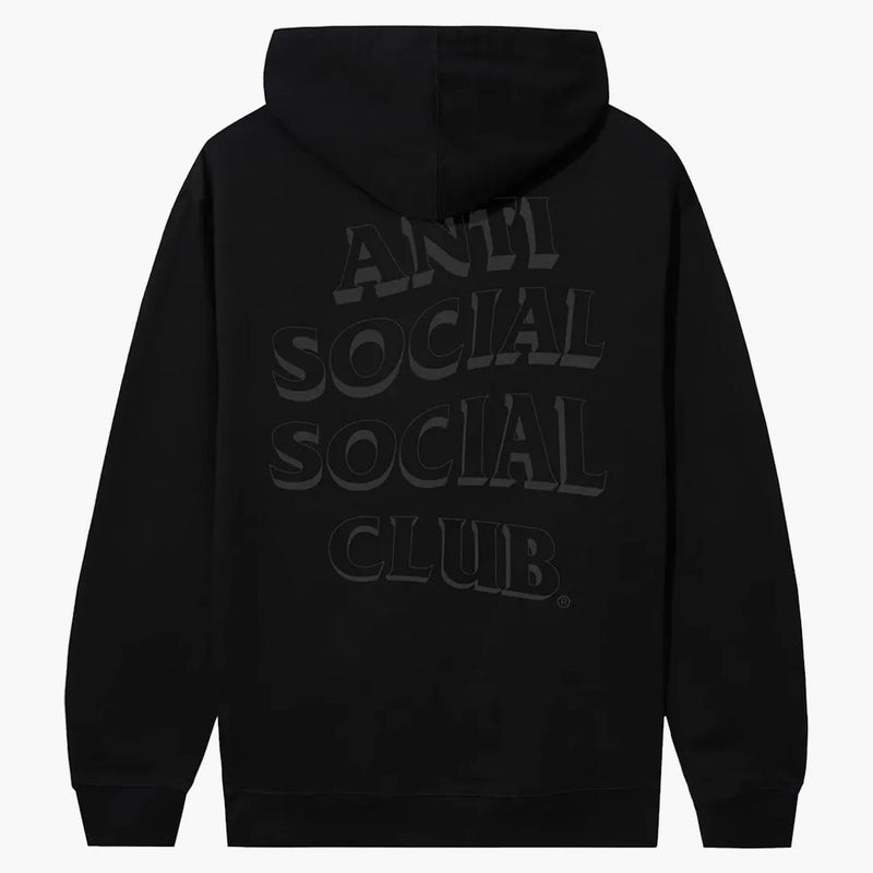 Anti social social klubb nonchalant hoodie svart
