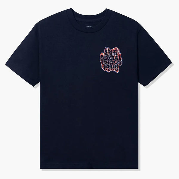 Anti Social Social Club Oil Slick Tea Navy