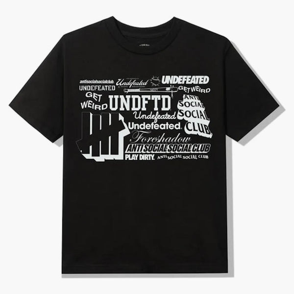 T-shirt di origine del club sociale anti-sociale Black