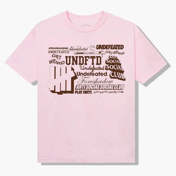 Anti social social club origin story t-shirt pink