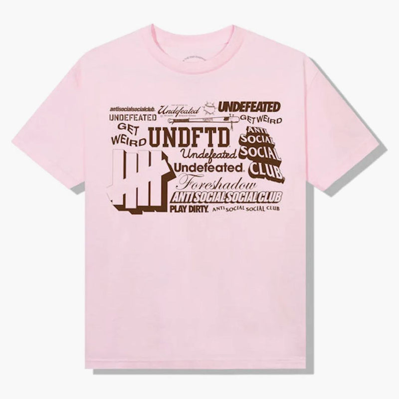 Anti social social club origin story t-shirt pink