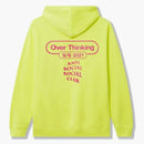 Anti Social Social Club Over Thinking 21 Hoodie Neon Green