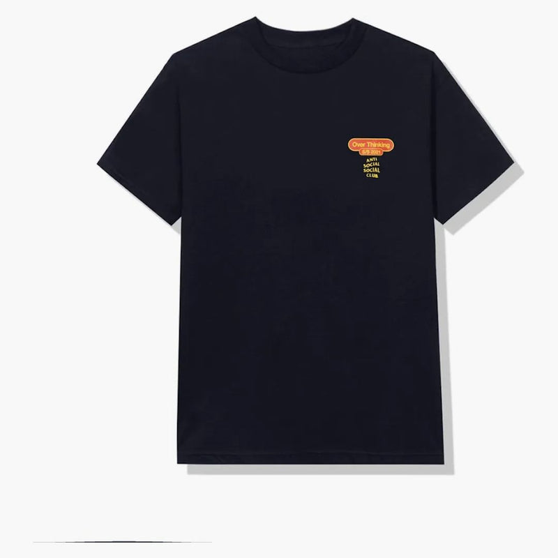 Anti social social club over thinking 21 tea navy