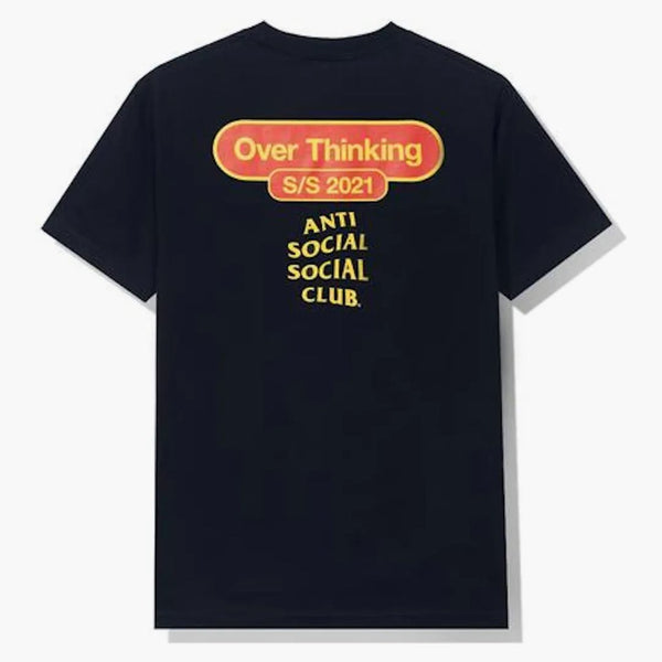 Anti social social club over thinking 21 tea navy