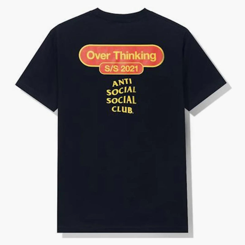 Anti social social club over thinking 21 tea navy