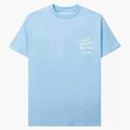 Anti social social klubb delvis molnig t-shirt blå