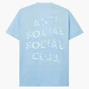 Anti social social klubb delvis molnig t-shirt blå