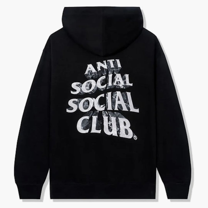 Club sociale anti -sociale con cappuccio Faneritico nero