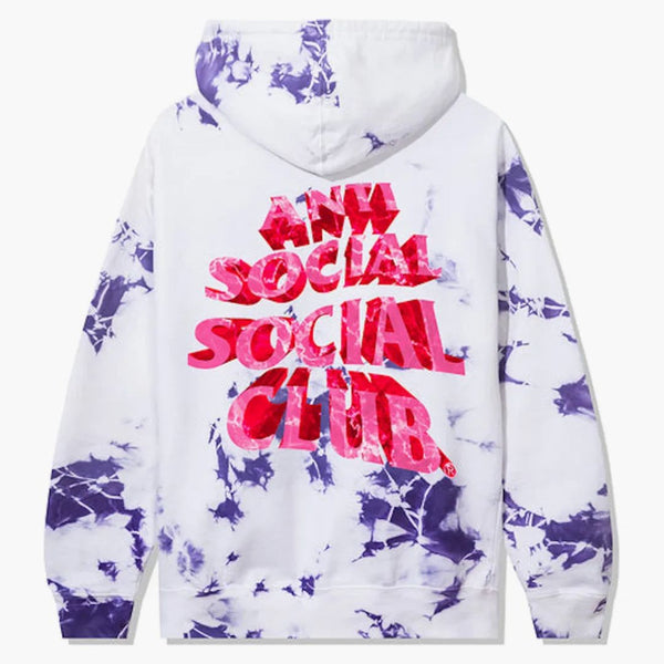 Anti Social Social Club Phaneritic Purple Tie Dye Hoodie Multicolor