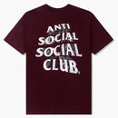Anti Social Social Club Phaneritic Tee Burgundy