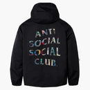 Anti social social klubb plockar upp bitarna hoodie svart