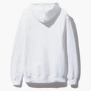 Anti Social Social Club Pink Box Logo Hoodie White