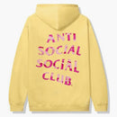 Anti social social klubb vanlig sikt hoodie gul