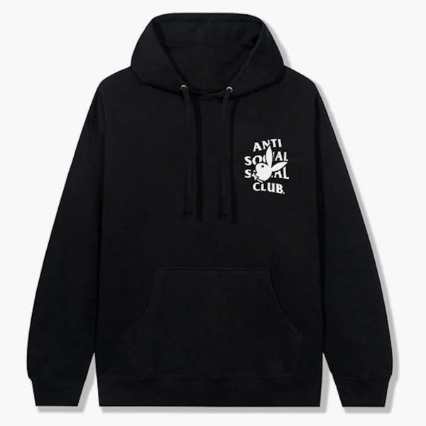 Anti Social Social Club Playboy Bunny Logo Hoodie Black