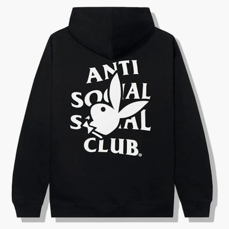 Anti Social Social Club Playboy Bunny Logo Hoodie Black