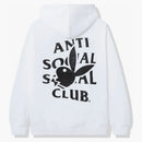 Anti Social Social Club Playboy Bunny Logo Hoodie White
