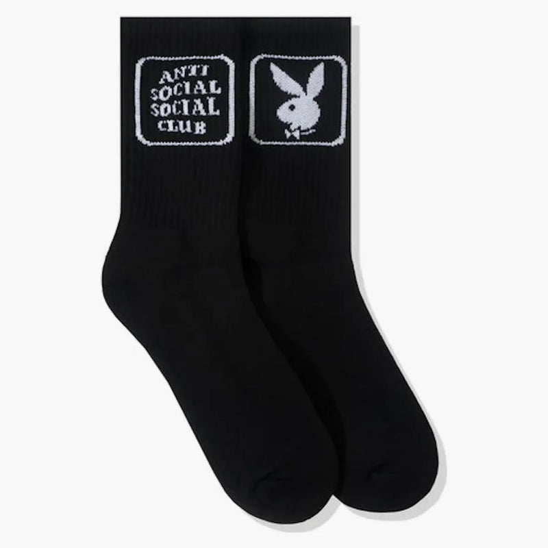 Anti Social Social Club Playboy Bunny Socks Black