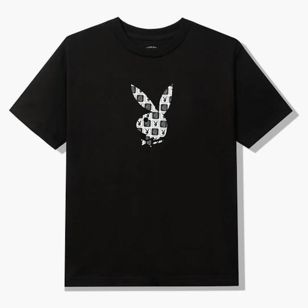 Anti Social Social Club Playboy kostkované tričko černé