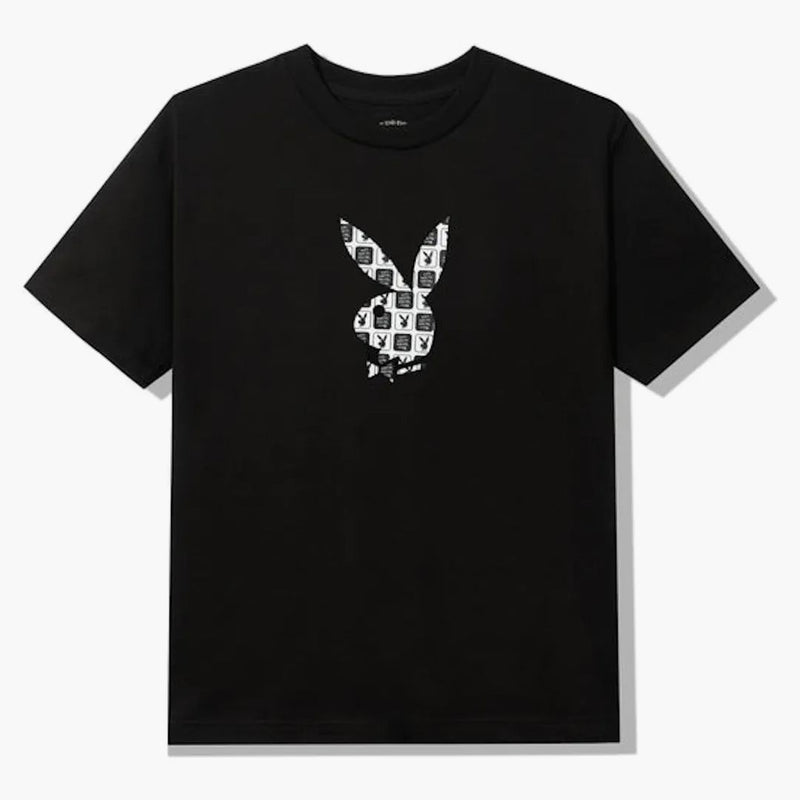 Anti Social Social Club Playboy kostkované tričko černé