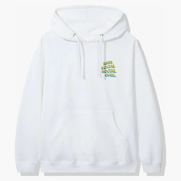 Anti Social Social Club Popcorn Hoodie White