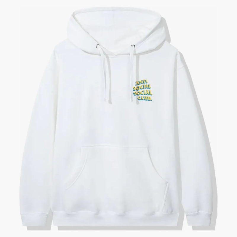 Anti Social Social Club Popcorn Hoodie White