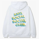 Anti Social Social Club Popcorn Hoodie White