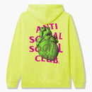 Anti Social Social Club Pulse Check Safety Hoodie Yellow
