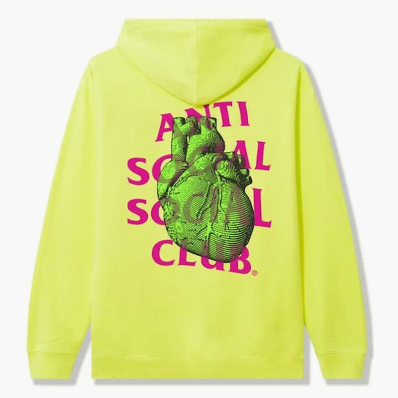 Anti Social Social Club Pulse Check Bezpečnostní mikina žlutá