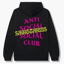 Anti -social social club sag hoodie black